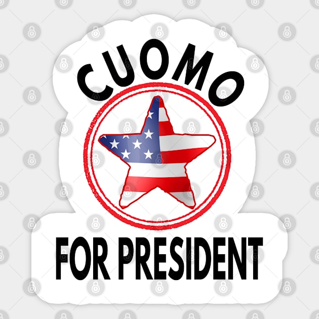 Cuomo For President Sticker by Redmart